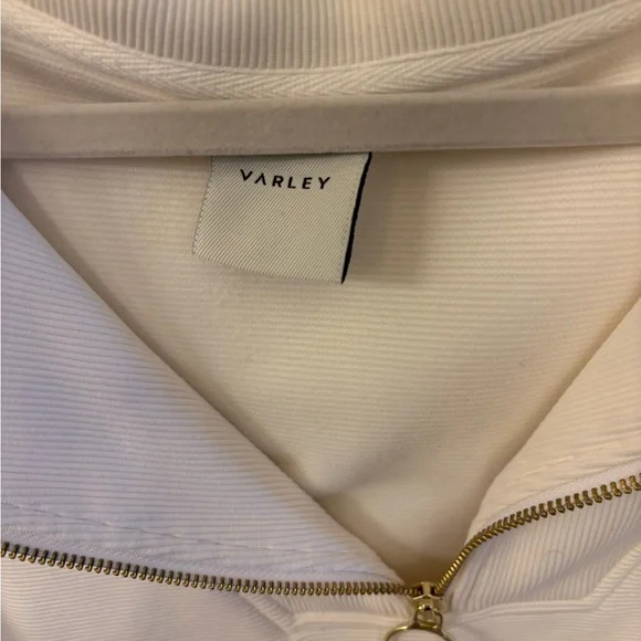 Varley Vine Cream Quarter-Zip Pullover Sweater XS EUC - Picture 10 of 11